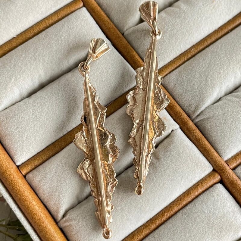 Jääpuikot korvakorut pronssia